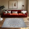Boho Mandala Area Rug Non Slip Washable Floor Mat Living Room Home Decor Entrance Door Mat Modern Abstract Pattern Rugs