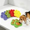 1PCS Dog Paw Silicone Pet Licking Mat Pet Slow Food Tray Dog Bath Distraction Silicone Dog Suction Cup Food Guard Training
