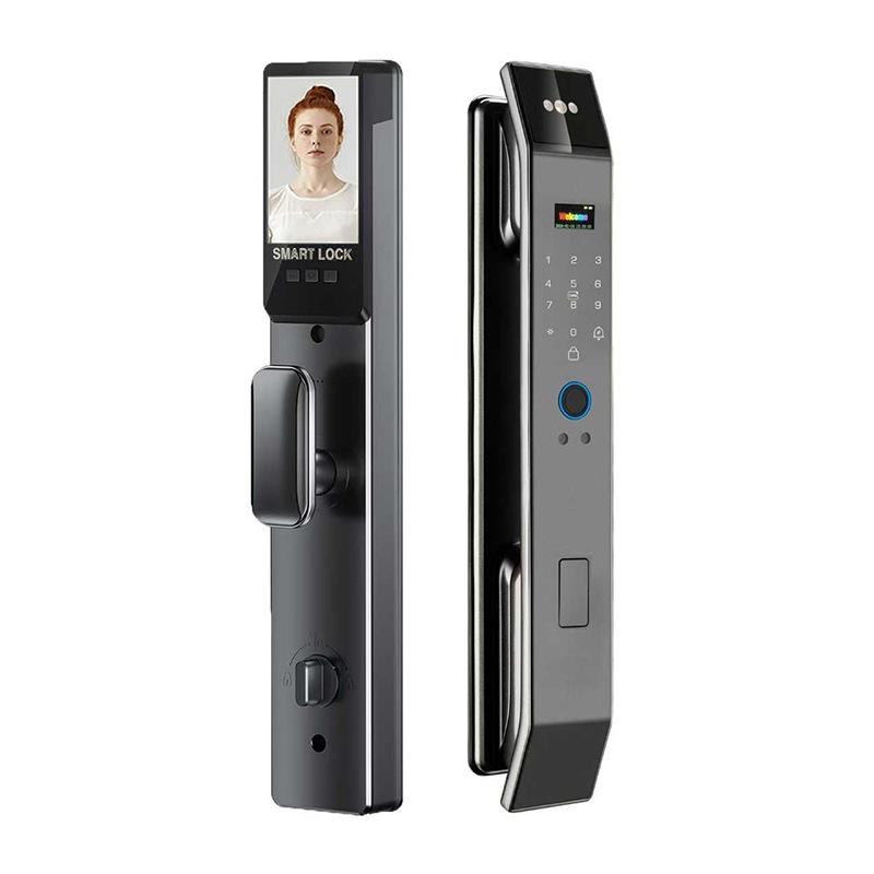 Serratura Intelligente per Porta con Riconoscimento Facciale e Impronta Digitale, con Riconoscimento della Vena del Palmo e Password Elettronica per la Sicurezza Antifurto