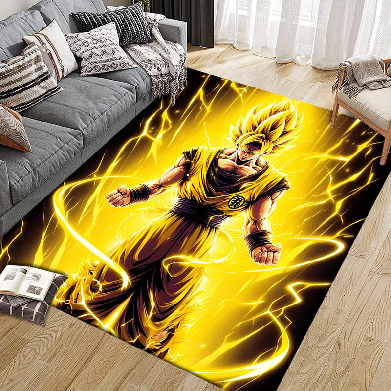 Dragon Ball  Pattern Square Carpet,Area Rug,Carpet Rug for Living Room Bedroom Sofa Playroom Decor,Non-slip Floor Mat 60cmx90cm