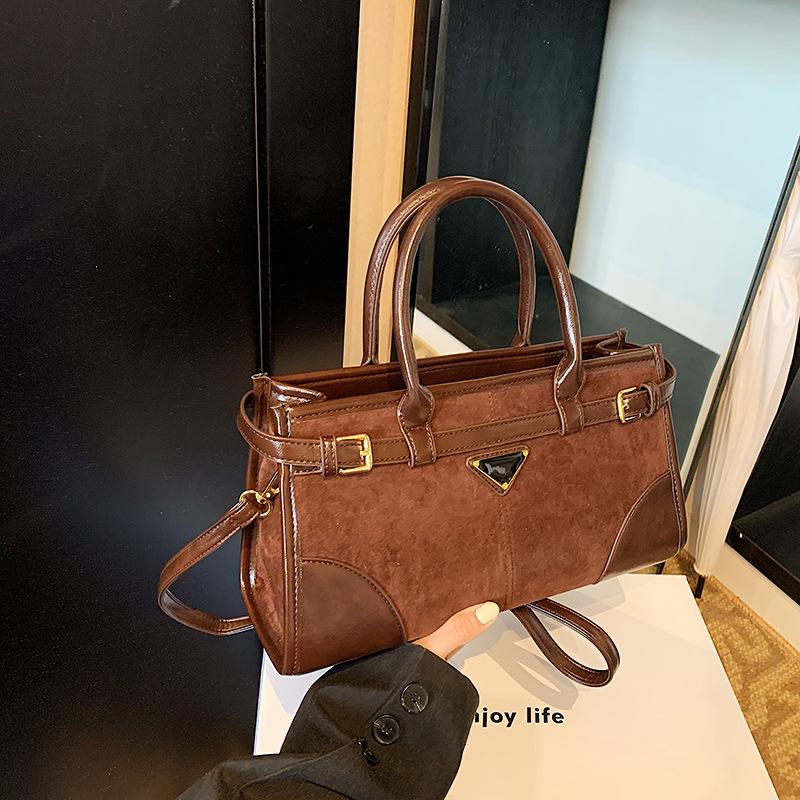 

Ретро сумка женская большой вместимости новая летняя повседневная нишевая сумка-мессенджер портативная рабочая сумка-тоут