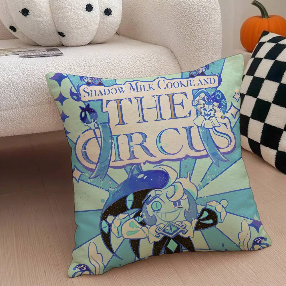 Hot Game C-Cookie Run Kingdom-MT Pillow Case Comfort Sofa Bed Silky Elegant Invisible Zipper Decorative Cushion Cover