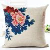 Vintage flowers Linen pillowcase Decorative pillows for sofa Cushion covers home decoration