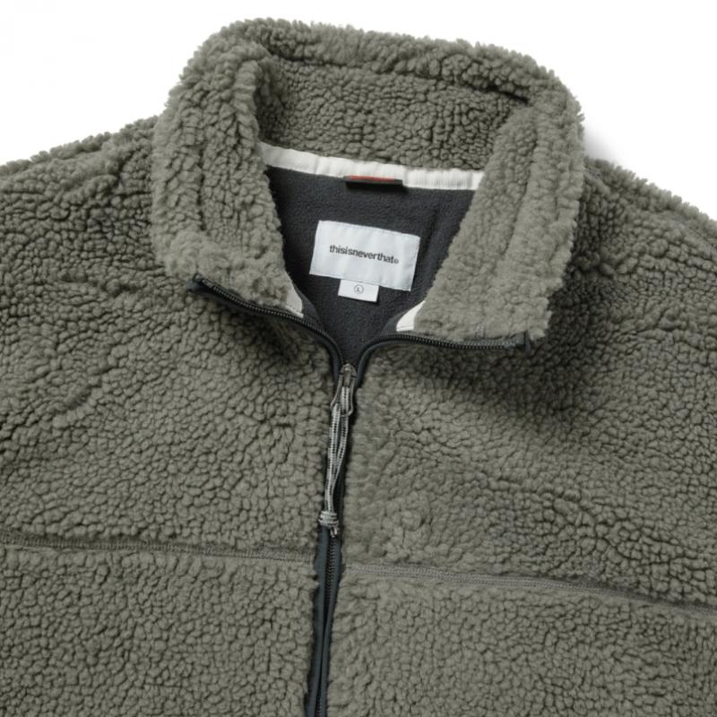 ThIs Is Never ThaT T Sherpa Fleece jas Grijs