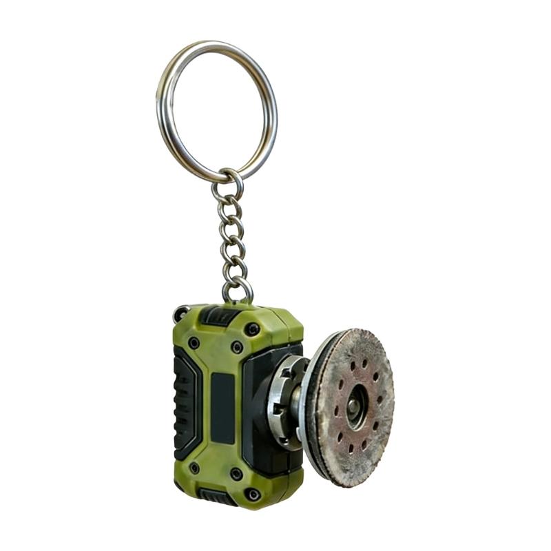 

Practical 2 In 1 Portable Grinder Keychain Crafted From Acrylic Ensuring Durability And Ease Of Use For DIY Enthusiasts 1
