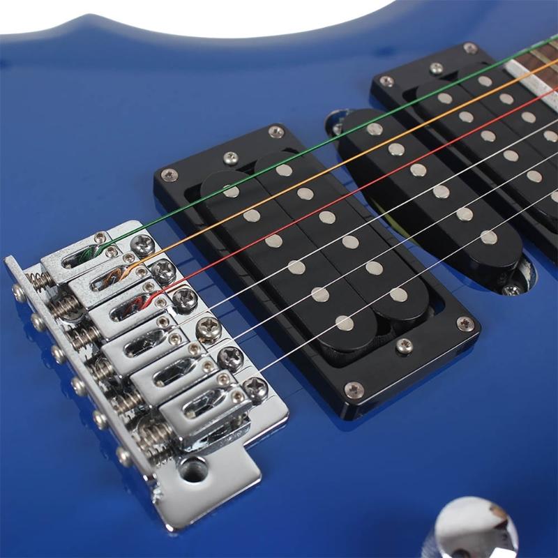 6PCS Professional Electric Guitar Strings Acoustic Guitar Accessories Music Performances Strings Stainless Steel Texture