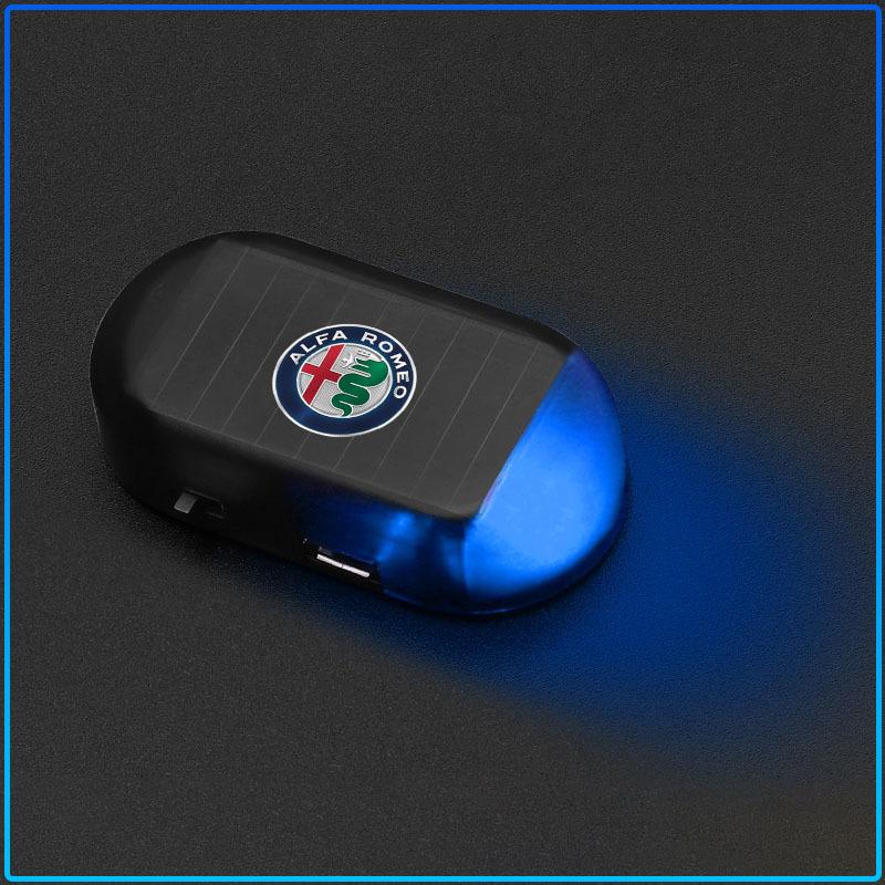 1pcs Strobe Signal Security System Flash Warning LED Light Alarm Lamp For Alfa Romeo 147 159 Giulietta Giulia Mito Spider Alpha Nheadrest