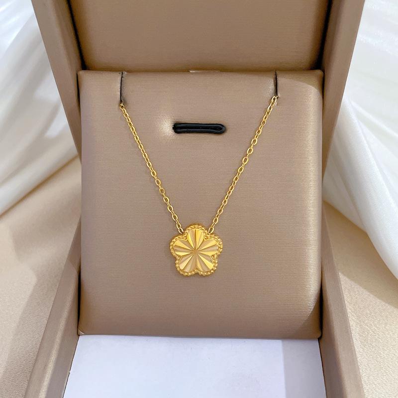 Real Gold Electroplating In The Furnace, Good Color Retention, Cold Necklace, Female Collarbone Chain With Jewelry
