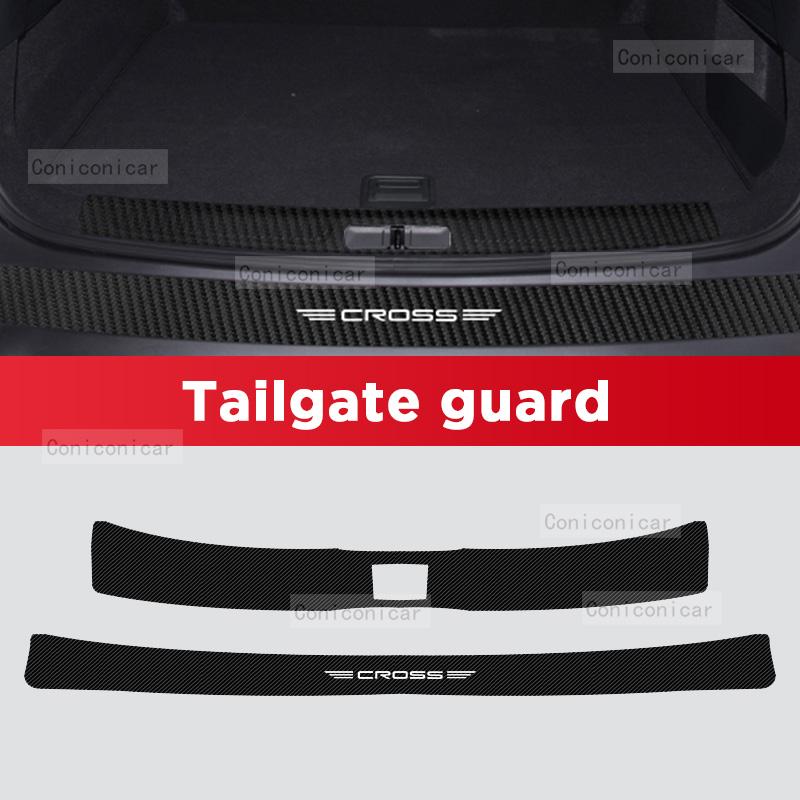 Car Door Sill Scratch Protection Trim Sticker For TOYOTA COROLLA CROSS 2023 2024 Car Door Threshold Stickers Accessories