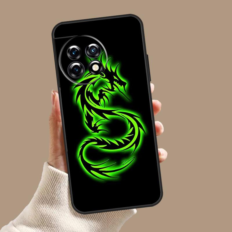 Ancient Japanese Dragon Case For OnePlus Nord 5 CE 3 4 Lite N20 N30 OnePlus 15 13 12 11 10T 13T 13R 8 9 10 Pro Cover