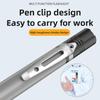 LED Mini Portable Pen Light - USB Rechargeable Work Light 3-Source Bright Torch Pen-Style Flashlight for Home/Work/Outdoor