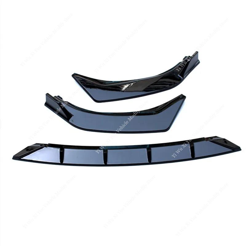 For BMW G30 LCI M Sport 2021-2023 Ccar Front Bumper Lip Spoiler Splitter Diffuser 520i 530i 540i Bumper Guard Cover Body Kit