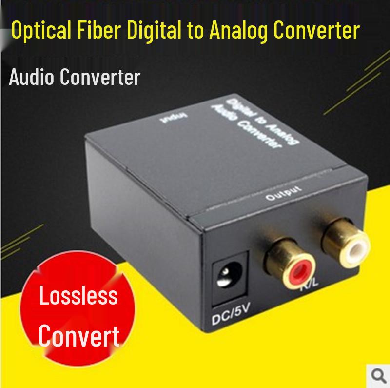 Optical To Analog Audio Converter: Digital Optical/Coaxial To 3.5mm