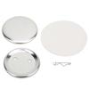 100 Sets 56mm Anstecknadel-Button-Teile Badge-Herstellungsmaterialien DIY-Bastelmaterialien