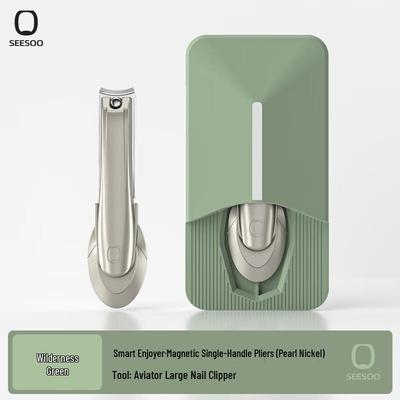 SEESOO Luxury Smart Traveler Large Nail Clipper