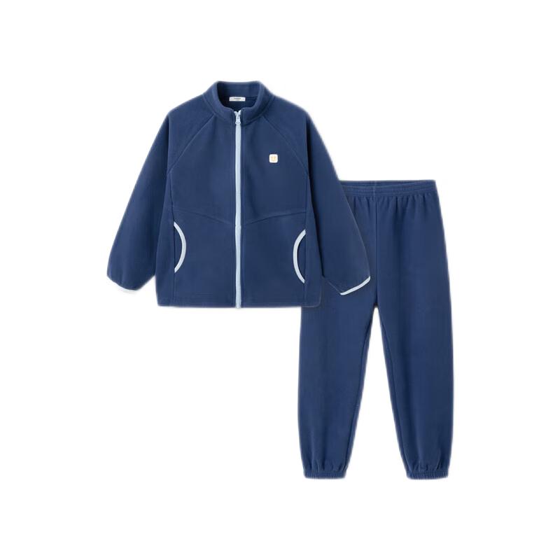 Balabala Kids  Thick Fleece Pajama Set 110