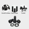 Black 2500P Hex Socket Head Screws Set M2 M2.5 M3 M4 M5 M6 DIN912 12.9 Allen Screw Nut Steel Button Head Socket Cap Bolt Nuts