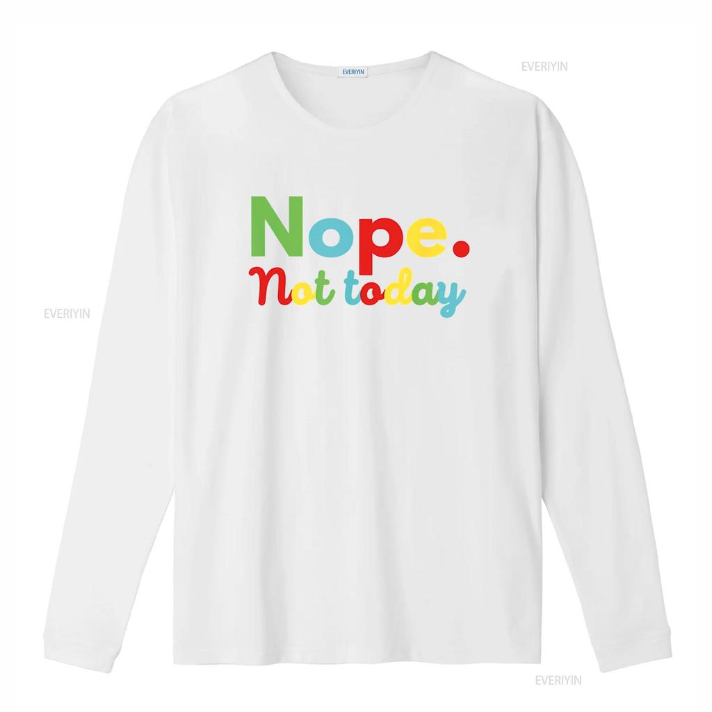 Nein, heute nicht T-Shirt Trendige Oberteile Für Damen Herren vintage Gewaschen Mode Streetwear Grafik Atmungsaktives Oberteil Für Den Täglichen Gebrauch