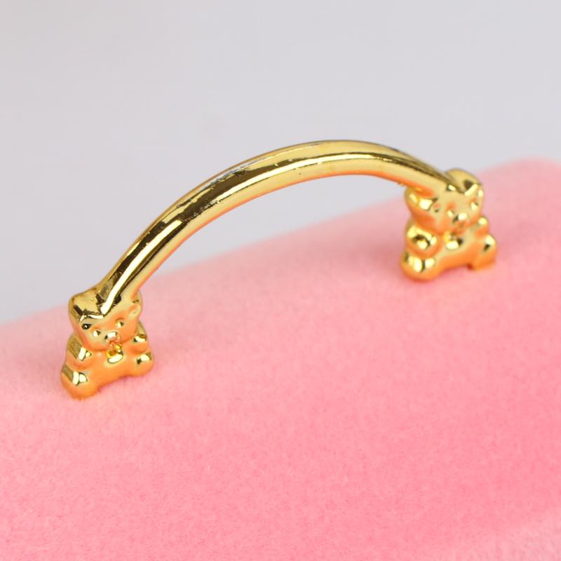 1 Piece Small Jewelry Box Velvet Wedding Ring Box Necklace Display Box Cute Bear Gift Box Container Case For Jewelry Packaging