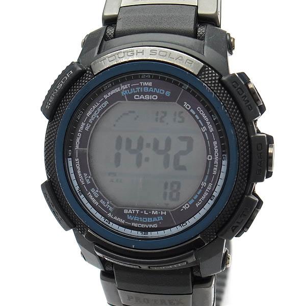 

[Ломбард Мидория] Casio CASIO PRO TREK ЧЕРНО-СИНЯЯ СЕРИЯ PRW-2000Y-1JF Радиоуправляемые Солнечные [Товар не подлежит гарантийному обслуживанию] [Б/У]