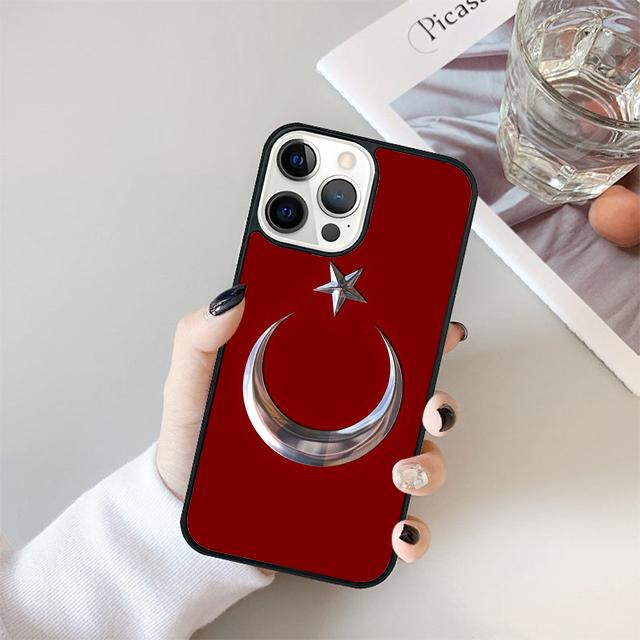 

turkey turkish flag Phone Case Cover For iPhone 17 Air 16 15 14 13 11 12 Pro Max Max Plus Back Coque shell iPhone 12or12pro