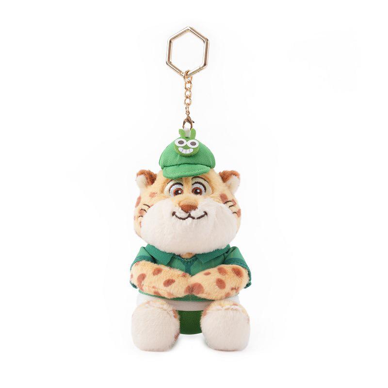 Authentic Zootopia 2 Judy & Nick Plush Keychain with Officer Clawhauser Ornament