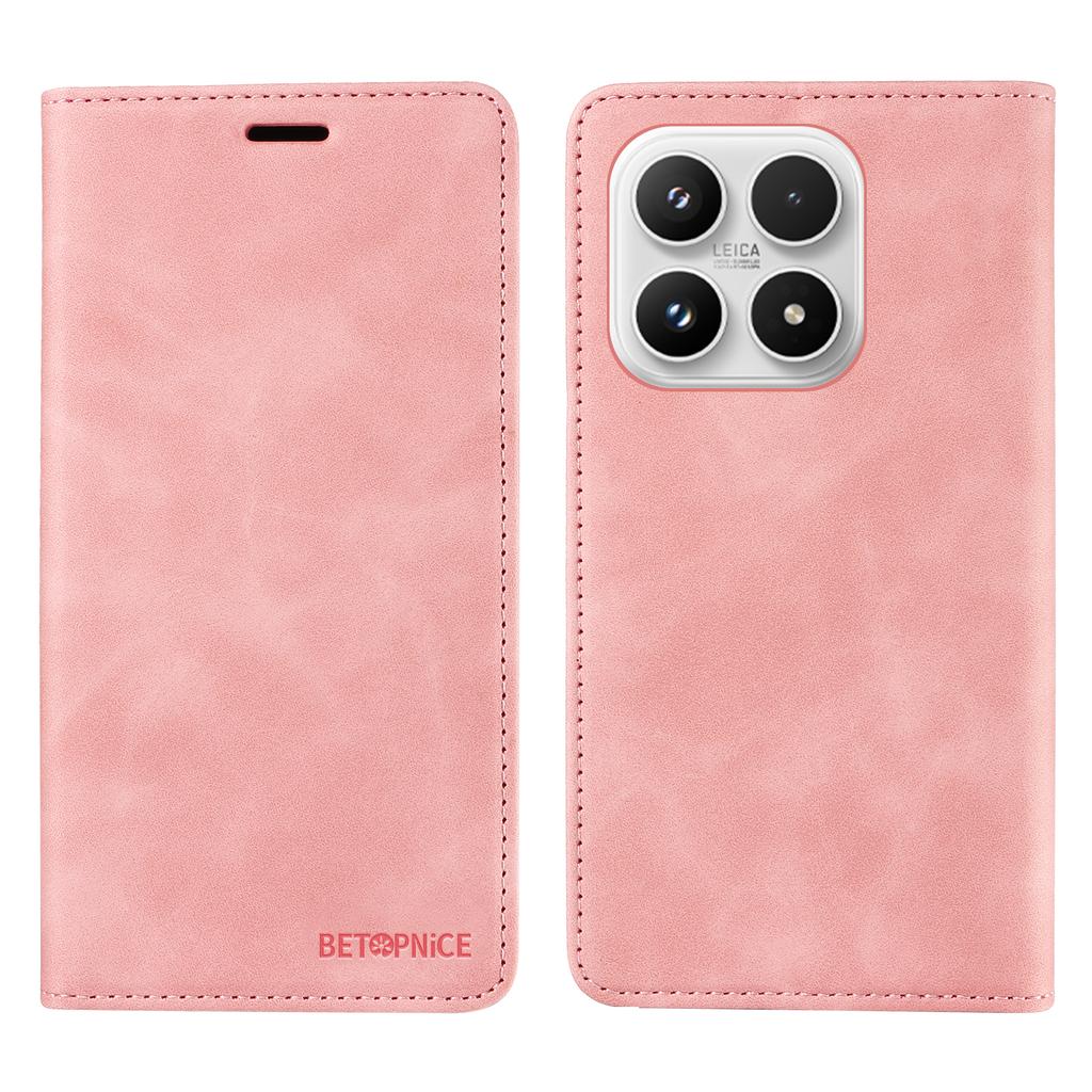 For Xiaomi 17 Case BETOPNICE Magnetic Closure RFID Blocking Wallet Stand Leather Phone Cover