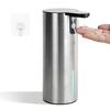 LAOPAO Semi-Automatic Touch-Operated Liquid Soap Dispenser, Stainless Steel, Wall-Mounted, Adjustable Flow Rate, Compatible with Dishwashing Detergent