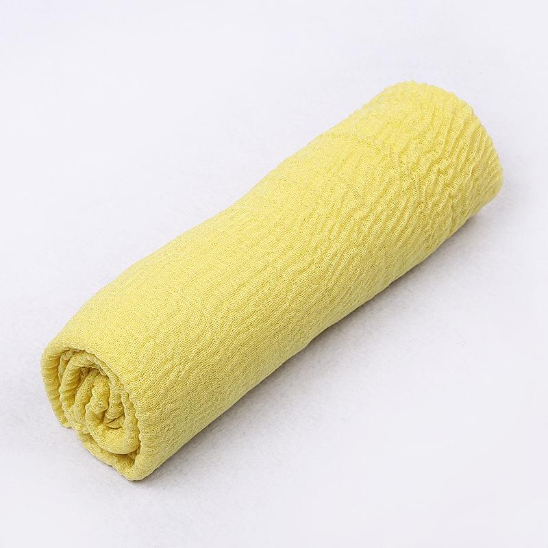 180*90cm Women Muslim Crinkle Hijab Scarf Femme Musulman Cotton Linen Solid Headscarf Islamic Hijab Shawls and Wraps