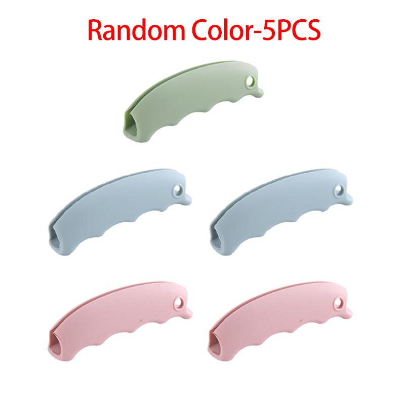 Ergonomic Silicone Grocery Bag Handle Anti-slip Comfort Grip for Heavy Shopping Bags Portable Labor-saving Handle Carrier Tools