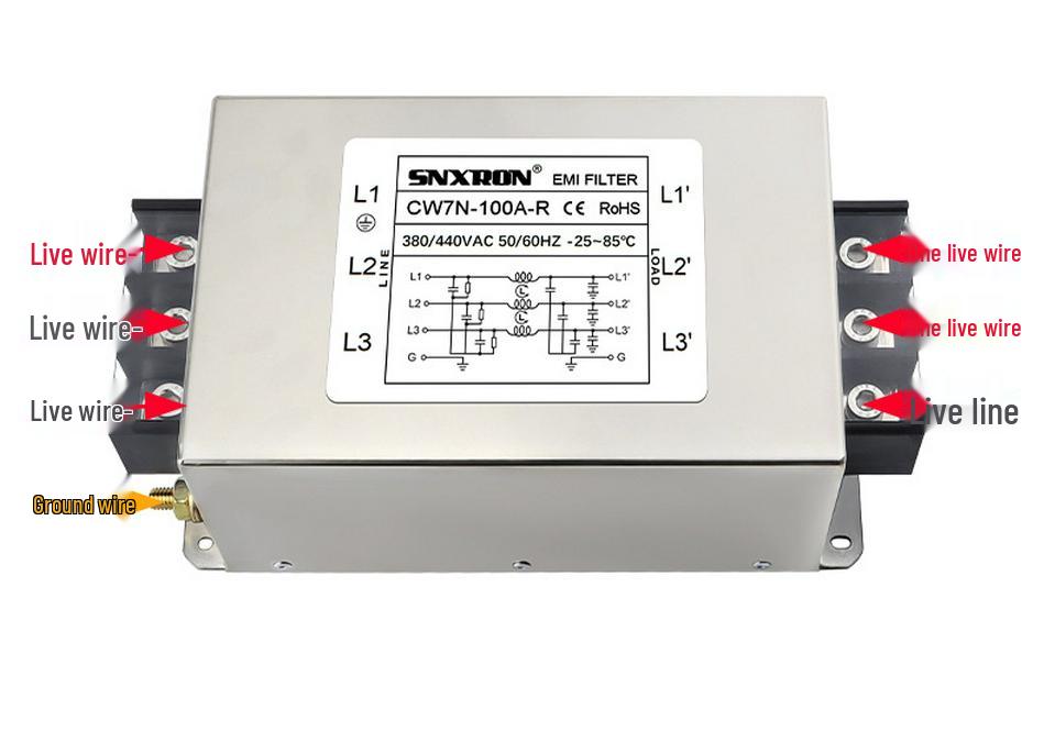 CW7N Power Filter VFD Input C3FB 3-Phase 380V Interference