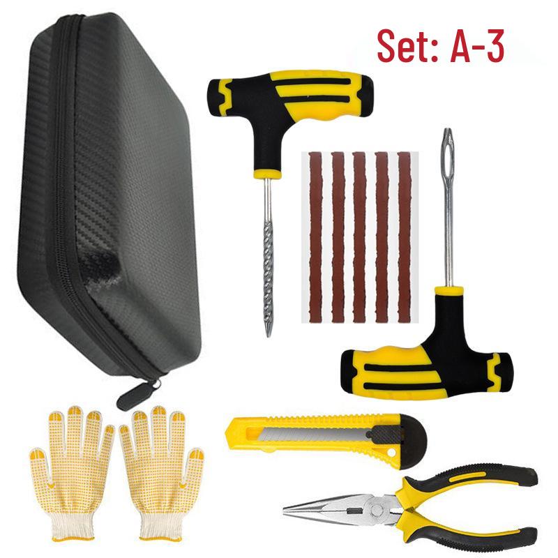 

Трансграничный набор для ремонта проколов шин автомобиля и мотоцикла