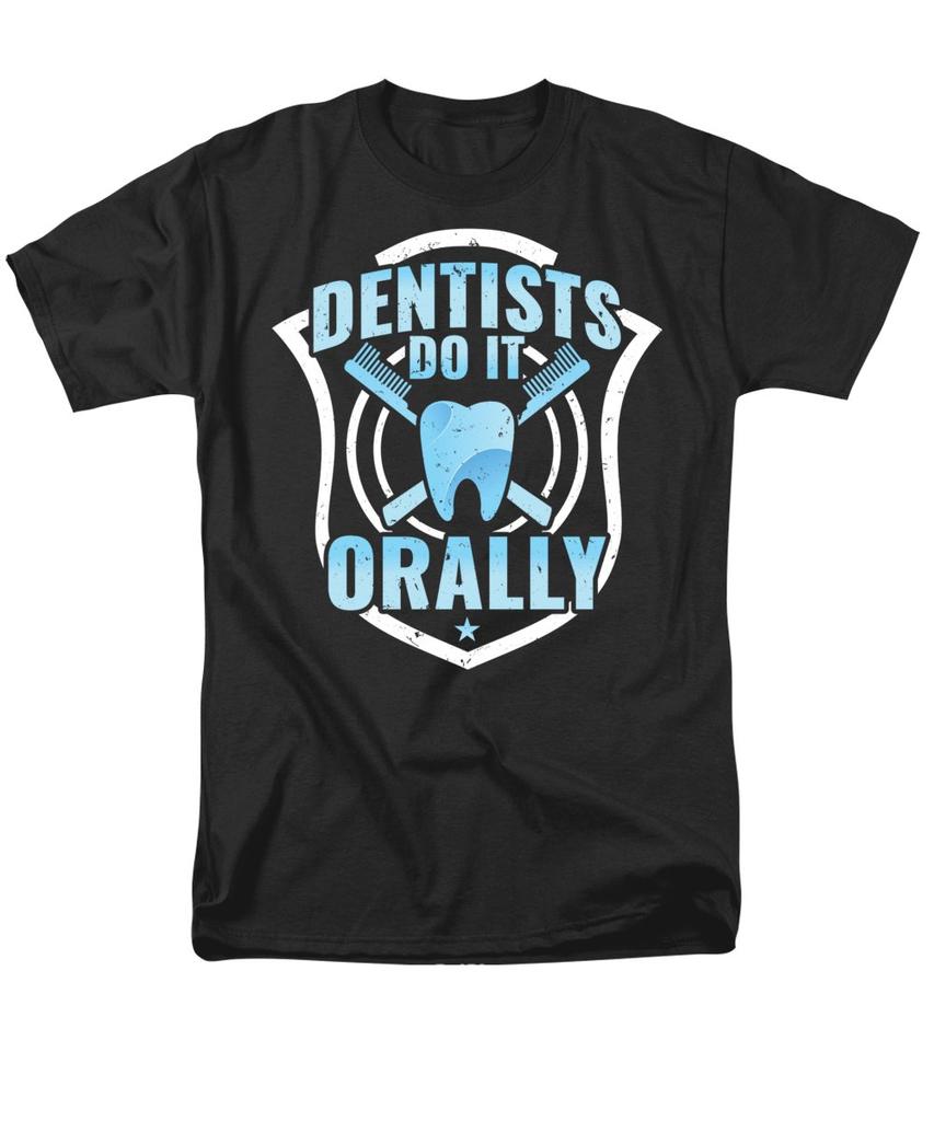 Buy Men Premium Cotton dentists do Print Tees Funny Harajuku Style