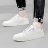 Fashion Brand Mens Casual Shoes Genuine Leather Business Office Oxford Luxury Shoes Antiskid Wear-Resistant White Running Sneakers Shoe