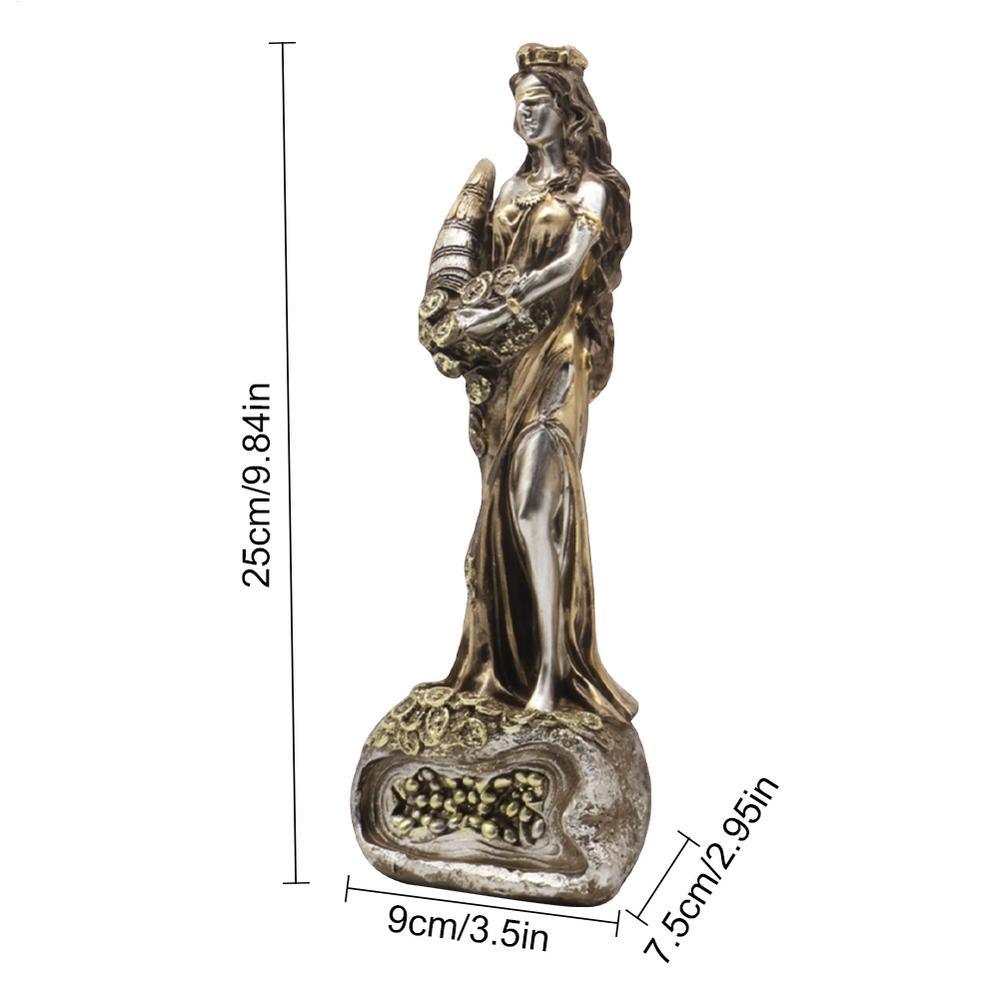 Богиня Фортуна Нарядная Фортуна Богиня Удачи Элегантная Греческая Фигурка Коллекционный Домашний Декор