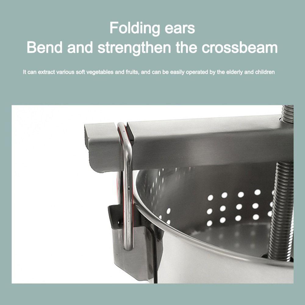 Portable Stainless Steel Vegetable Stuffing Squeezer 1.5L Manual Dumpling Stuffing Squeezer Vegetable Drainer