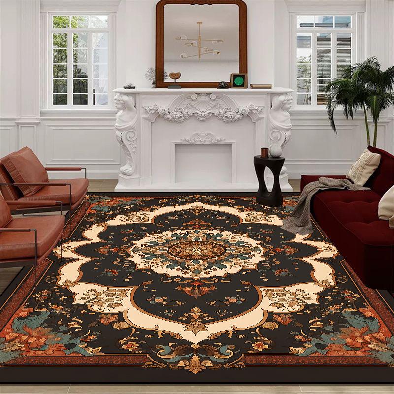

Luxury Persia Large Area Carpet for Living Room Retro Big Size Sofa Area Rugs 200x300cm Bedroom Cloakroom Non-slip Mats Washable 60*90cm