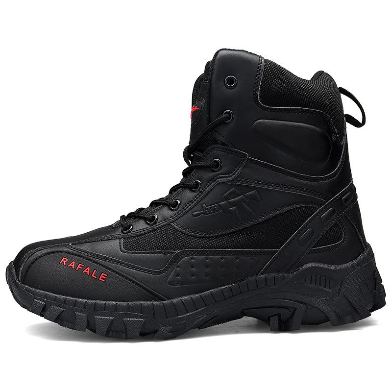 

New Men s Shoes Hiking High Top Combat Training Boots Anti Slip Snow Shoes Field Desert Boots Outdoor Work Tactical Boots 39