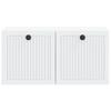 Wall Mounted TV Cabinet White 59.5 x 31 x 30 cm Particleboard