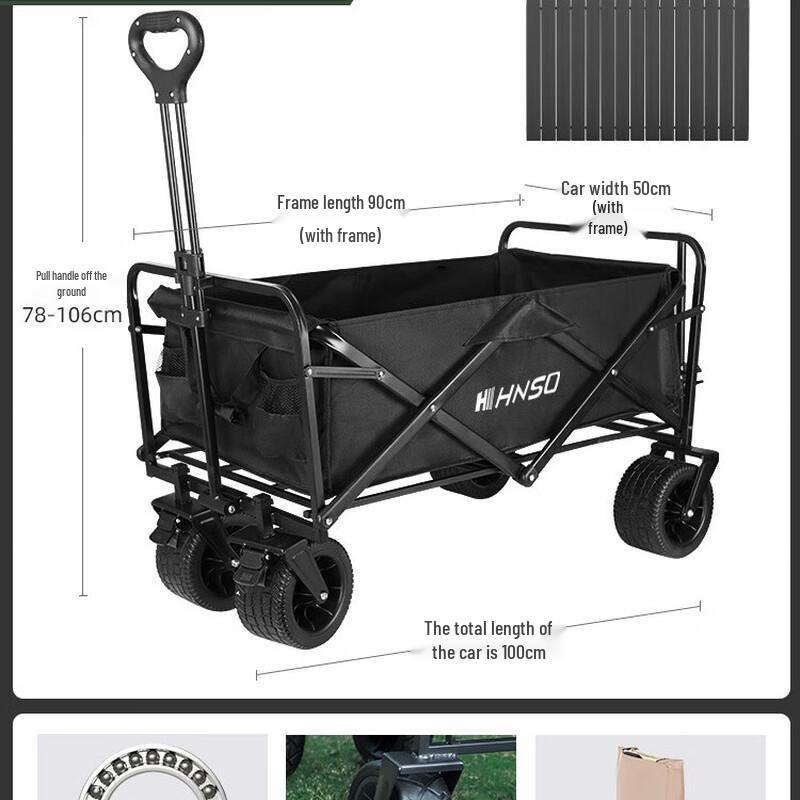 Foldable Outdoor Camping Utility Wagon