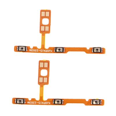 1Pcs Power On Off Control Key Mute Switch Volume Button Flex Cable For Oppo A15 Replace Accessories