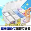 Large-capacity Trading Card Storage Case, Box-shaped, with Dividers, 8 Compartments, Clear, Waterproof