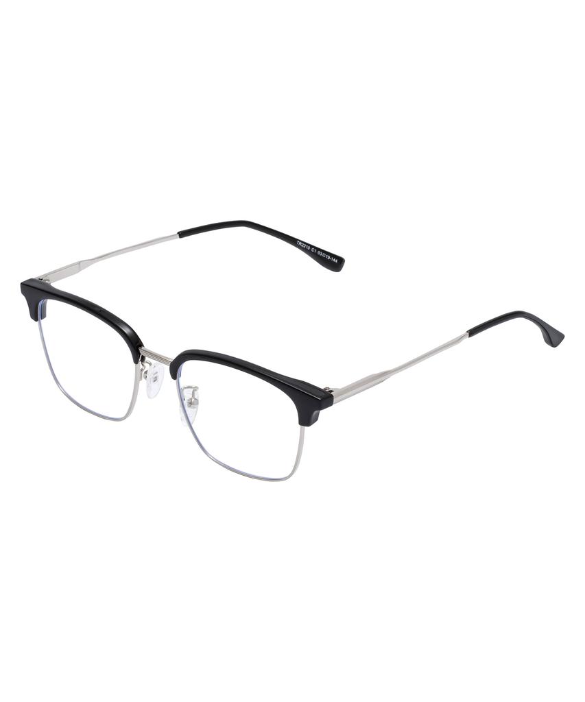 Likkeullou Rc Tr B210 Black Silver Blue Light Glasses