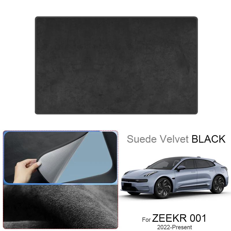 Car Suede Fabric Electrostatic Adsorption Sunroof Sunshade For ZEEKR 001 2022-2026 Anti-UV Heat Insulation Skylight Accessories