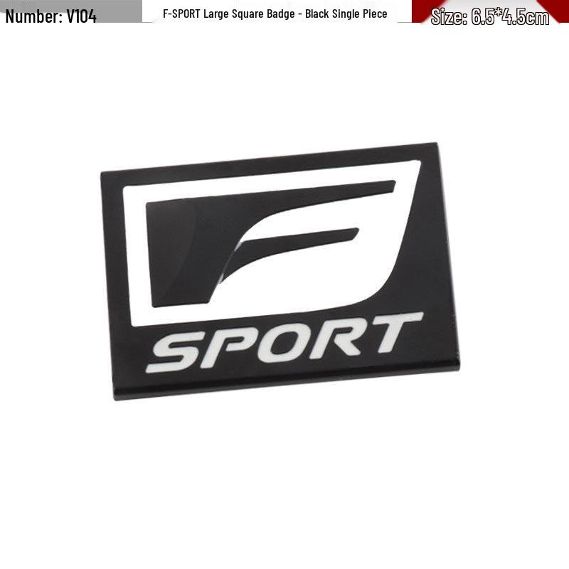 Emblems for Lexus IS200T, NX, CT200: FSPORT, Rear, & Side