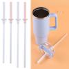 2Pcs Replacement Straw with Silicone Straw Tips Drinking Straws Leakproof Straw for Stanley 30/40oz Accessories