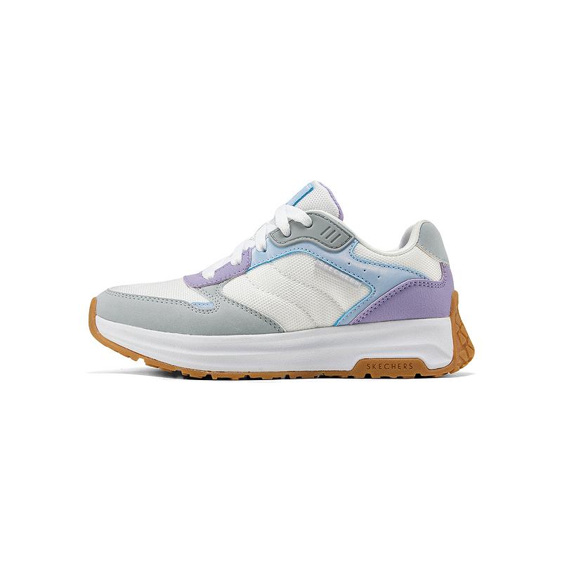 Skechers Kids Street Girls Comfortable Lightweight Durable Non-Slip Low-Top Casual Shoes Kids casual shoes White Multicolor 310660L-WMLT 32