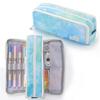 Velkokapacitní roztomilé pouzdro na tužky, 3 přihrádky, pouzdro na tužky, sáček na tužky, krabička na tužky pro školní dospívající dívky, chlapce, muži, ženy, školní potřeby