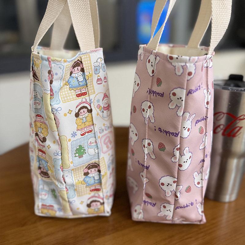 Cross-border Cartoon Canvas Bag - 3D Design, Waterproof, Thickened for Bottles & Umbrella