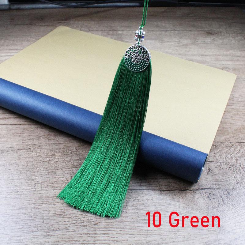 2Pcs Polyester Silk Tassel 15CM Handmade Soft Tassels Hanging Rope Pendant Tassel For DIY Crafts Jewelry Making Decoration